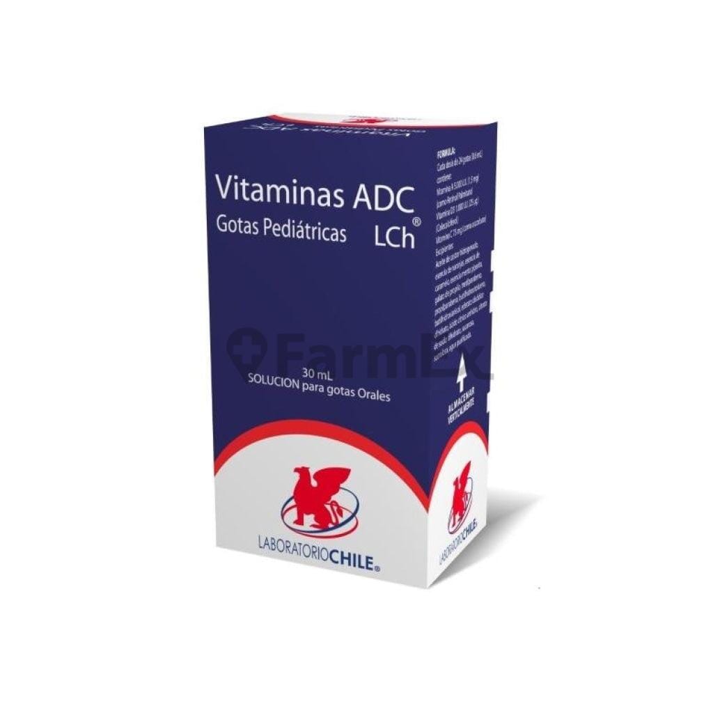 Vitamina ADC Gotas 30 mL Farmex-BanMedica-Persistente